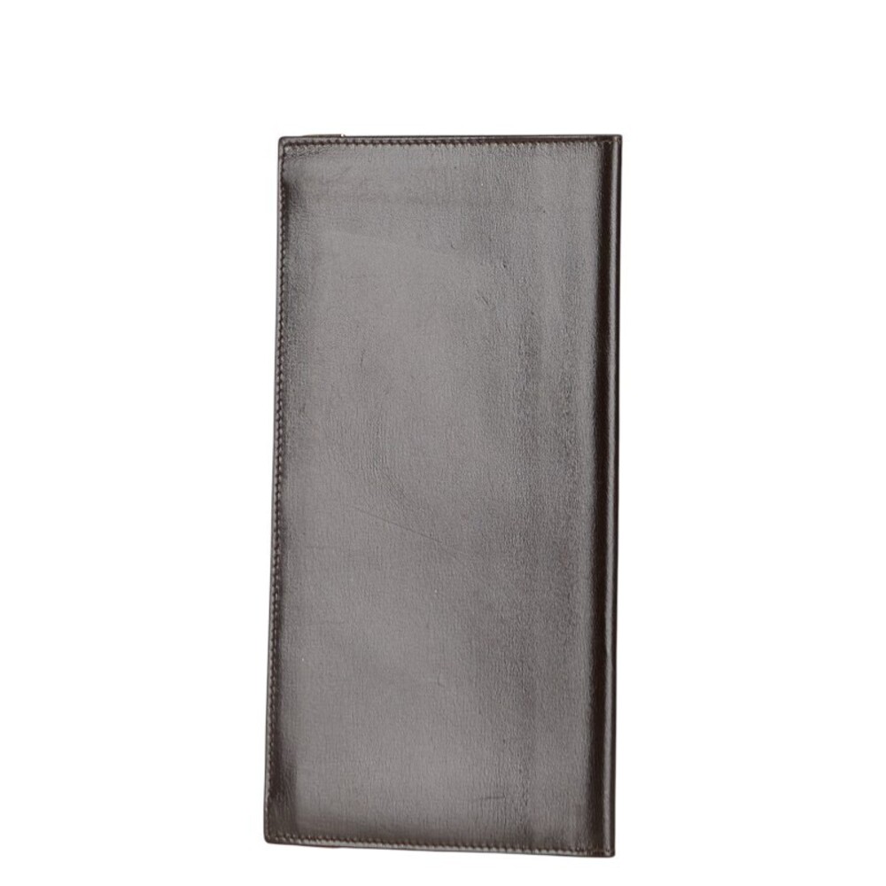 Celine Leather Diffusion Brown Wallet
